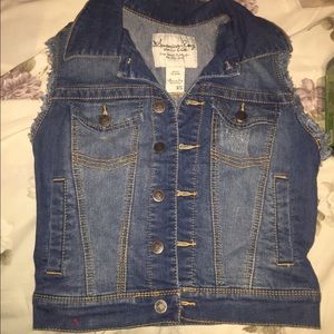 Denim vest